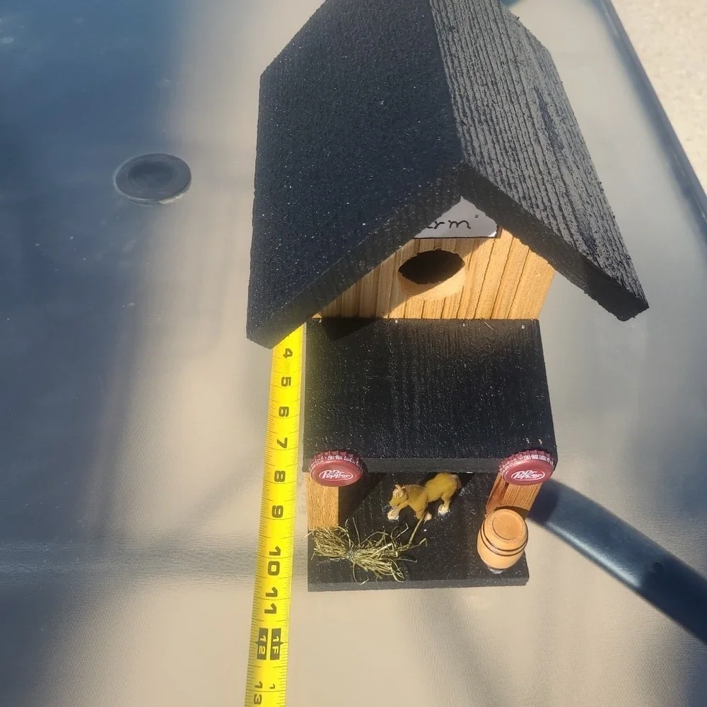 Farm House Custom Made Brand New Bird House‎ Amazing Detail & Color 11' by 11'